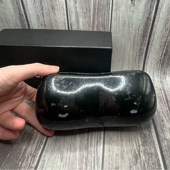 SOLD❤️ CHANEL Bouton Collection Black Sunglasses Red w/ Box + Case 5191 501/3C - Picture 15 of 16